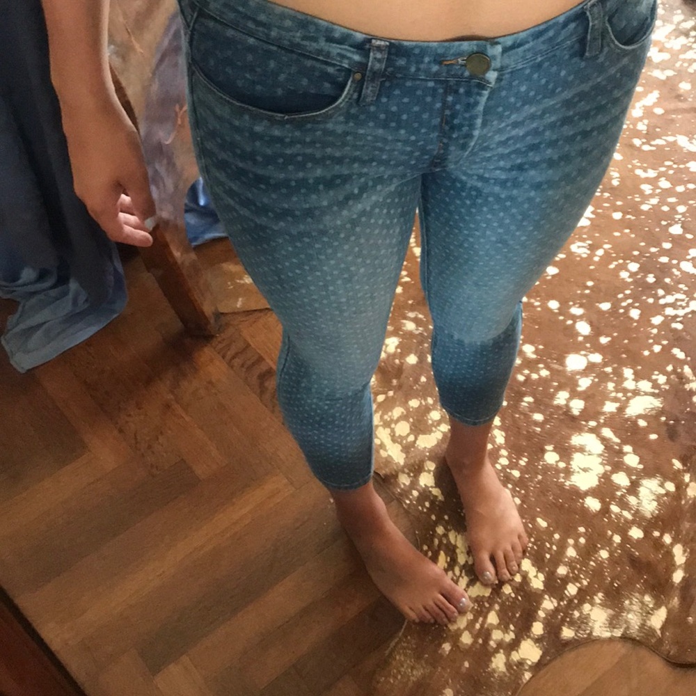 Blank NYC polka dot Jeans